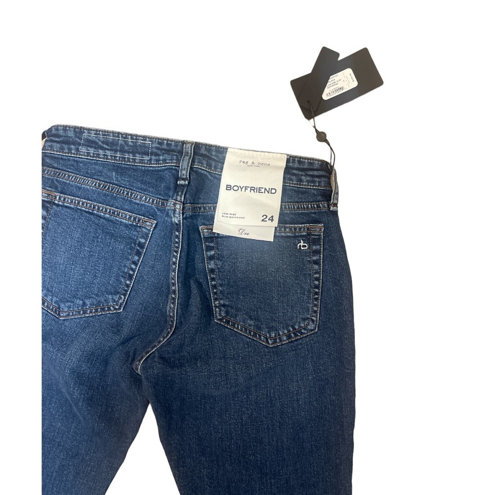 New with tags Rag & bone Dre Mid Rise Slim Leg Jeans in Chelsea Size 24 - Picture 7 of 8